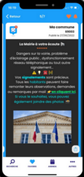 MAIRIE - APPLICATION MOBILE